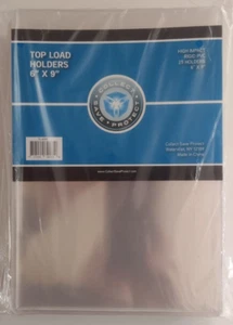 (25) CSP 6x9 Rigid Top Load Protectors New NIP High Impact ID: 6" x 9 1/16" - Picture 1 of 2