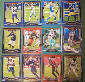 38 Card Lot (No Dubs) 2021 Playbook Orange Parallel 18 RC Rookies Justin Herbert