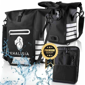 KHALISIA Fahrradtasche für Gepäckträger -  wasserdicht 3-in-1 Rucksack - Bild 1 von 15