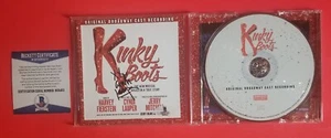 CYNDI LAUPER SIGNED KINKY BOOTS ORIGINAL BROADWAY CAST CD WITH BAS COA jsa psa - Picture 1 of 2
