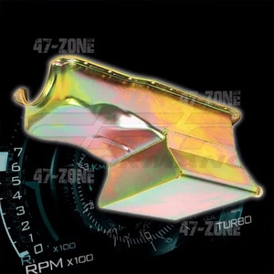 ZINC STEEL 7 QUART RACING OIL PAN FOR 1965-1987 FORD SMALL BLOCK 351W ENGINE - Bild 1 von 1