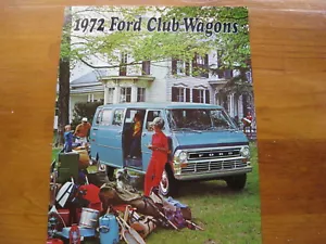 1972 Ford Club Wagon Sales Brochure - Picture 1 of 1