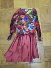 Creola made in Italy Women 3 piece Blouse, top and Skirt set Italy Sz 42IT