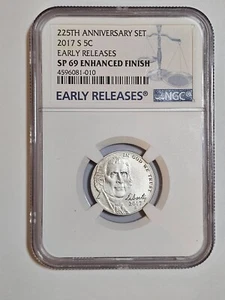 2017-S 5C Enhanced Finish Early Releases 225th SP69 NGC - Picture 1 of 2