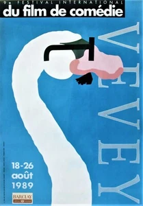 Póster original de colección VEVEY COMEDY CINE FESTIVAL 1989 - Imagen 1 de 1
