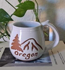 Pam & Mac McNerney Pottery Signed Oregon Mug Glazed Hand Thrown Coffee Cup - Picture 1 of 5