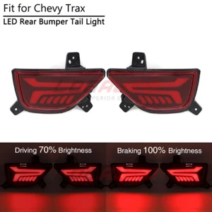 Luz trasera de parachoques de freno reflector trasero LED roja para Chevrolet Trax U200 2017-2022 - Imagen 1 de 8