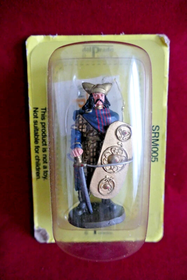 Soldat de plomb Chef de Guerre Celte Cassivellaunus - Delprado Antiquité SRM005