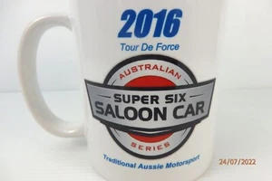 Australian Super Six Saloon Car Series 2016 Mug Traditional Aussie Motorsport - Picture 1 of 6