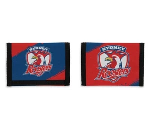 98711 SYDNEY ROOSTERS NRL TEAM LOGO NYLON HOOK AND LOOP CLOSURE SPORTS WALLET - Bild 1 von 1
