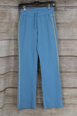 VINTAGE IZOD Movement Womens Size Small Petite Sweatpants with Drawstring Blue - Image 1 of 4