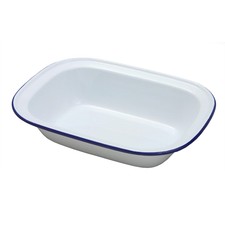Falcon Housewares 16cm oblunghi Torta Piatto tradizionale smalto piatti da forno pentole