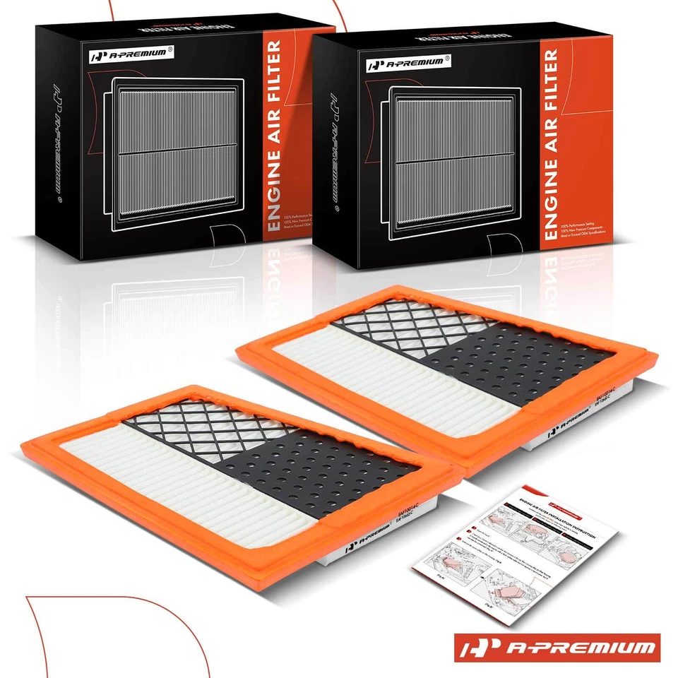 Filtro de aire del motor 2 piezas para Mercedes-Benz W211 X164 E320 E350 GL320 ML320 GL350 Foto 1 de 4