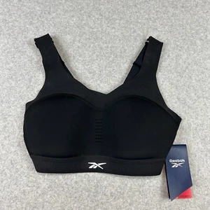 Reebok PureMove Bra NWT Women's Size M Black Adjustable Workout Gym Training - Picture 1 of 11