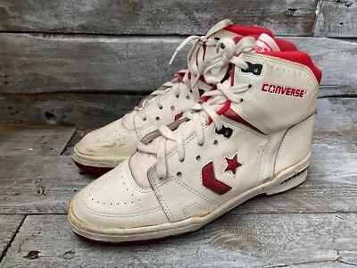 Zapatillas altas de cuero vintage años 90 Converse Sky Hawk, baloncesto talla US 9 Foto 1 de 4