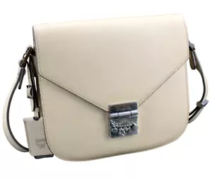 MCM Tasche Schultertasche Damen Handtasche beige creme silber mit Zertifikat - Bild 1 von 21