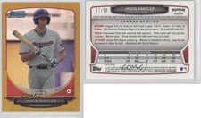 2013 Bowman Draft Draft Picks Chrome Gold Refractor /50 Jason Kanzler #BDPP100