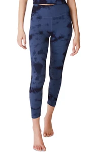 AVOCADO Haze Renee Tie-Dyed Ribbed 7/8 Leggings sz M / L Medium Large Blue - Picture 1 of 4