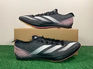 9 Men/10 Women- Adidas Adizero Prime SP 3 Strung Black White Track Spikes IG4330 - Picture 1 of 6