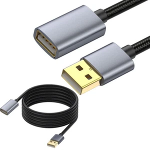 USB 2.0 Extension Cable Type A Male to Female Extender Cords Adapter Connector - Picture 1 of 5