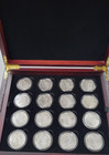 Lot of 32 1878-1921 S/O/P/D Us $1 Morgan Silver Dollar Coins w/Box & Holder B411