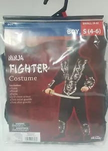 Disfraz de Halloween Ninja Fighter Boy S 4-6 Conjunto de Fantasía Juego NUEVO 4 - Imagen 1 de 4