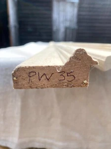 Picture Frame Moulding - 60mm wide natural wood - two lengths 12ft (3.65m) - Picture 1 of 2