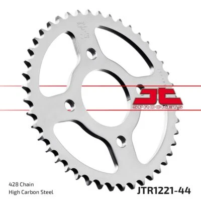 Honda CBR 125 R 2011-2016 JT Natural Rear Sprocket 44T 428 JTR1221.44 - Imagem 1 de 4