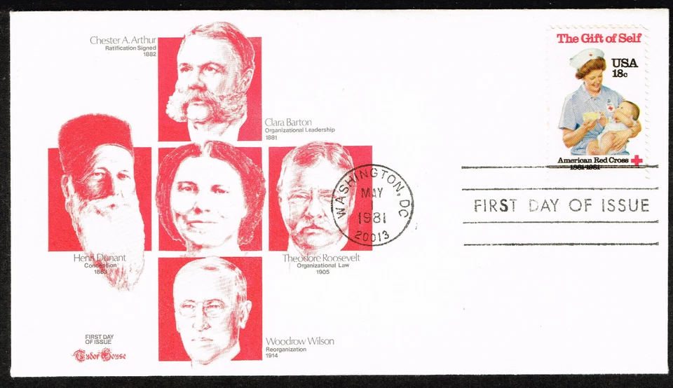 US Medicine Red Cross Nurce FDC 1981 - Image 1 of 1