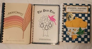 Vintage Junior League Cookbook Lot Spiral Knoxville TN, Omaha NE, Tri-City Iowa - Picture 1 of 3