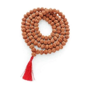 numeroastro 7 Mukhi | Seven Faced Rudraksha Mala (Indonesian Java Beads)  - Picture 1 of 4