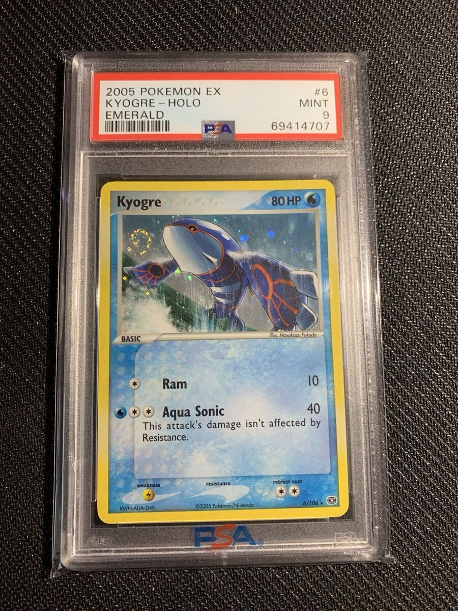 Kyogre Pokémon TCG Professional Sports Authenticator (PSA Kyogre Pokémon TCG Professional Sports Authenticator (PSA