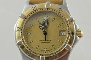 TAG HEUER PROFESSIONAL 2000 MEDIUM DAMEN UHR 962.006 + VINTAGE ARMBANDUHR SCHÖN - Bild 1 von 7