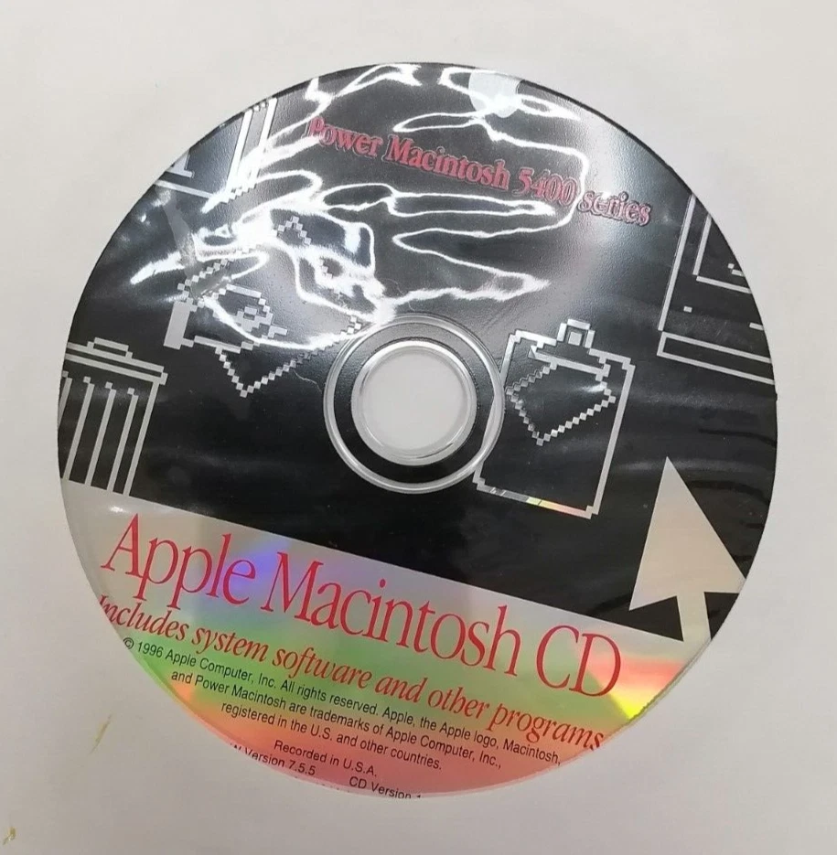 Apple Power Macintosh 5400 System Software CD P/N: 691-1056-A - Image 1 of 1