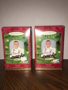 2 Hallmark Keepsake NASCAR Ornament Dale Jarrett 1999 Winston Cup Champion 2001 - Picture 1 of 6
