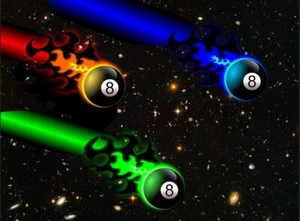 Elemental Flame 8 Ball, pool, Pool table, 8 ball decal - Picture 1 of 5