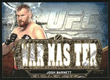 2014 Topps UFC Knockout Triple Threads Relics Sapphire #TTRJBA Josh Barnett /3