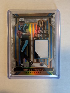 2023 PANINI GOLD STANDARD BRYCE YOUNG NEWLY MINTED TWO COLOR PATCH /49 PANTHERS