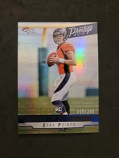 2019 Prestige Drew Lock RC Broncos Xtra Points Foil Parallel Card #202 15/299