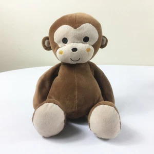 A24 Lambs & Ivy Brown Chimp Monkey Plush! 10" Lovey Stuffed Toy Bedtime - Picture 1 of 3