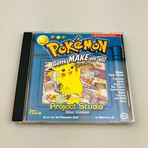 Pokemon: Project Studio Gotta Make 'em All  Blue Version Windows PC CD 1999