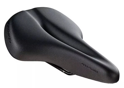 Asiento de sillín de bicicleta Bontrager Boulevard nuevo sin etiquetas asiento de bicicleta ancho - negro 225 mm #559254 Foto 1 de 2