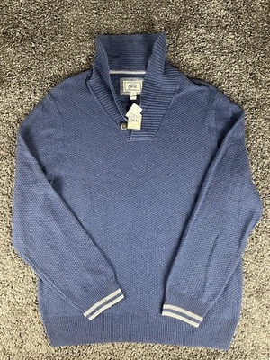 Jos. A. Suéter tejido azul calce clásico Bank The New Tradition para hombre talla XL NUEVO CON ETIQUETAS Foto 1 de 4