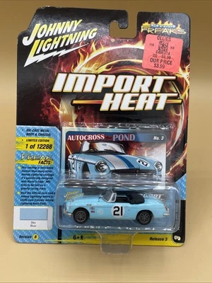 Johnny Lightning Street Freaks Importación Calor 1963 MG MGB Azul Cielo Foto 1 de 4