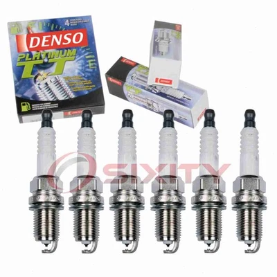 6 pc Denso Platinum TT Spark Plugs for 1993 Mercedes-Benz 300E 3.2L L6 zy - Image 1 of 4