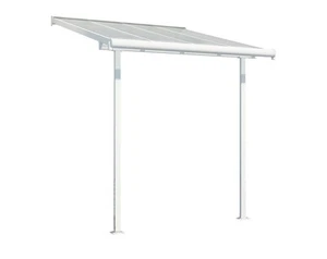 Terrassendach Terrassenüberdachung Aluminium Palram Canopia weiß 228x225x300cm - Bild 1 von 10