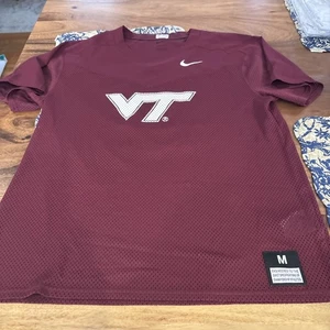 HERREN NIKE TEAM PUBLISHED VIRGINIA TECH HOKIES #81 S/S SHIRT WEINROT M MED - Bild 1 von 9