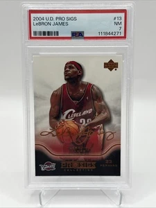 2004-05 Upper Deck Pro Sigs Diamond Collection - LeBron James #13 PSA 7 - Bild 1 von 17