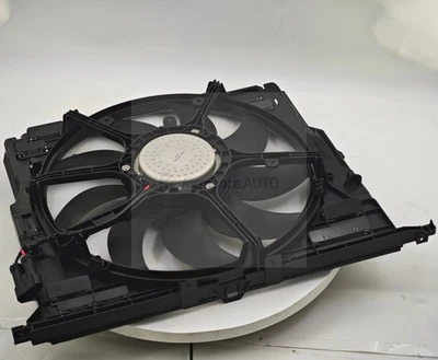 Radiator Condenser Fan Assembly 17427647652 FOR 11-16 BMW 535i 640i W/Brushless Foto 1 de 4