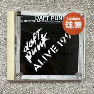 Daft Punk Alive 1997 CD w/stickers in excellent condition - Imagen 1 de 5